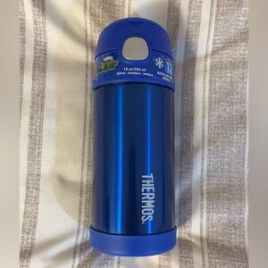 Thermos Stainless Steel Insulated Blue Water Bottle- 12 fl oz